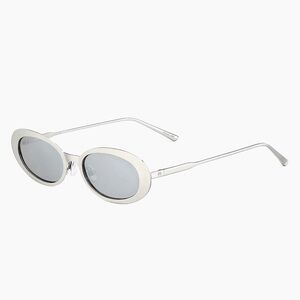 Elisa Johnson Lyric Sunglasses in Silver